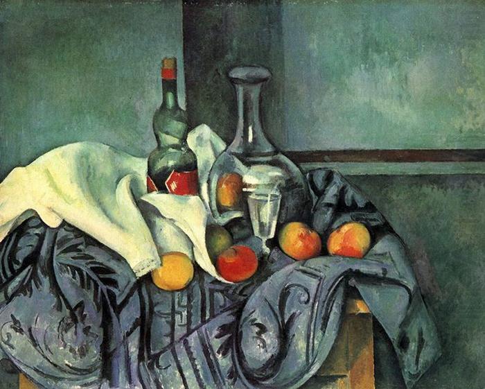 Paul Cezanne Stilleben, Pfefferminzflasche china oil painting image